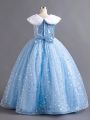 Tween Girls' Sparkly Mesh Fuzzy Waterfall Collar Dress With Rhinestone Embellishment