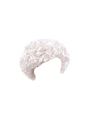 7pcs/set Cos White Gray Short Curly Hair Wig Headgear For Old Lady Costume, Halloween