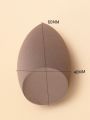 15pcs Coffee Brown Makeup Sponge Set With Gourd, Water Drop And Beveled Shapes