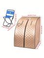 2L Portable Light Home Steam Sauna Spa Tent Detox Relaxation Body Bath 60 Min Timer Foldable Chair 800W Generator with Remote Control Carry Bag Valentine's Day Gift