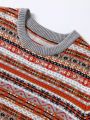 Manfinity Homme Men Geo Pattern Sweater
