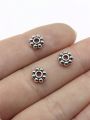 40pcs 7x7x2mm Spacer Bead For Jewelry Making DIY Jewelry Spacer Bead Charm Small Flower Beads Spacer