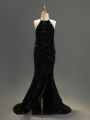 Tween Girl Sequin Decor Floor Length Party Dress