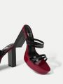 SHEIN SXY Women's High Heel Platform Sandals