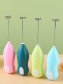 1pc Macaron Colored Detachable Portable Milk Frother, Battery Operated