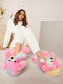 Women's Home Slippers With Cute Dog Design