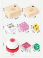 New Arrival Wooden Box Four-player Battle Facial Cube Puzzle