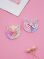 Women's Colorful Butterfly Design Nipple Cover Stickers