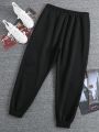 Men's Plus Size Angel & Cross Printed Casual Sweatpants