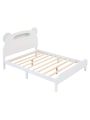 Merax 3-Pieces Bedroom Sets Full Size Bear-Shape Platform Bed with Nightstand and Storage dresser