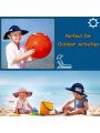 Toddler Kids Girls Boys Baby Sun Hat Summer  Protection Caps Wide Brim Neck Flap Beach Play Hats Age 0-6 Years
