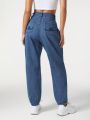 MUSE BY MONET High Waist Jogger Jeans With Bag