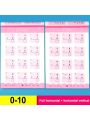 80 Pages/Book Children's Addition and Subtraction Learning Mathematics Workbook Handwritten Arithmetic