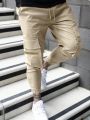 Men's Casual Drawstring Waist Jogger Pants With Pockets