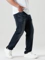 Extended Sizes Men's Plus Size Straight Leg Jeans
