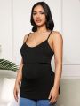 SHEIN Maternity Solid Color Nursing Camisole Top