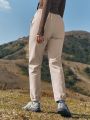 In My Nature Ladies' Solid Color Outdoor Jogger Pants With Elastic Cuffs