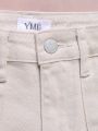 Tween Girls' Side Pocket Workwear Denim Jeans