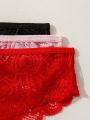 SHEIN Lace Triangle Panties For Women