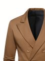 SHEIN Manfinity Mode Men Double Breasted Blazer & Suit Pants