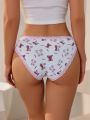 SHEIN 5pcs Lace Trimmed Triangle Panties
