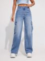 Women'S Cargo Pocket Jeans