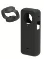 X-360 X3-1 (1 Set Of Black Silicone Case And Lens Cover, Camera Not Included)