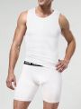 Men's Textured Weave Compression Body Shaping Suit
