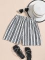 Teens' Casual Vacation Style Shorts For Girls