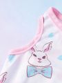 PETSIN Pet Rabbit Butterfly Print Vest, Easter Cat And Dog Universal Vest
