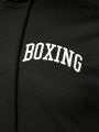 SHEIN Boxing Men's Sleeveless Hooded Boxing Sportswear Set