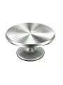 12 Inch Aluminum Alloy Revolving Cake Stand, Cake Turntable for Decorating Rotating Cake Stand for Cupcakes, Pastries and Cake Decorations