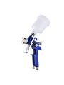 Aluminum Hvlp Mini Spray Gun Kit 125ml, 0.8mm/1mm Nozzle With Replacement, For Creating Professional Effects, Suitable For Diy Enthusiasts And Holiday Decoration, Perfect For Automotive, Home, Furniture And Air Spray Fine Painting, Accurate