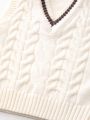 Newborn Infant Cute Knitted Vest, Autumn/winter