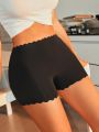 SHEIN 5pcs Scallop Trim Safety Shorts