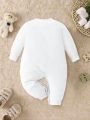 Baby Girls' Pattern Printed Long Sleeve Jumpsuit