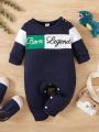 Baby Boys' Color Block Letter Printed