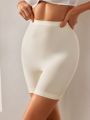 Women's High Waist Solid Color Safety Shorts