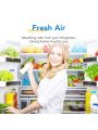 Refrigerator Air Filter AF004 Replacement for LG LT120F, Kenmore Elite 469918, 9918, ADQ73214402, ADQ73214404, ADQ73334008, 3PACK
