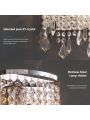 Elegant Crystal Wall Sconce, Crystal Wall Lamp for Bedroom/Living Room/Hallway