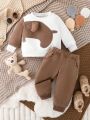 Baby Boys' Lovely Casual Sweatshirt And Pants Set, Spring/autumn