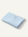Cozy Cub 1pc Soft And Comfortable Blue Bowknot Simple Swaddle