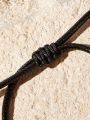 SHEIN VCAY Long Fringe Necklace
