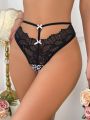Women's Lace Hollow Out Thong Panties