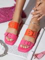 Fashionable Women'S Casual Two-Color Flat Sandals