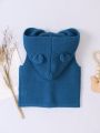 Baby Boys' Hooded Sleeveless Cardigan Vest