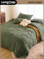 LongNap™ 1pc Fluffy Warm Floral Stitch All-Season Comforter, Cloud Comfort Down Alternative Duvet Insert