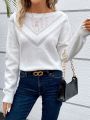 SHEIN Frenchy Women's White Sweater