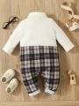 Baby Boy Button Front 2 In 1 Jumpsuit