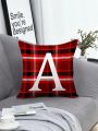 Tim Lord 1pc Letter Printed Pillowcase